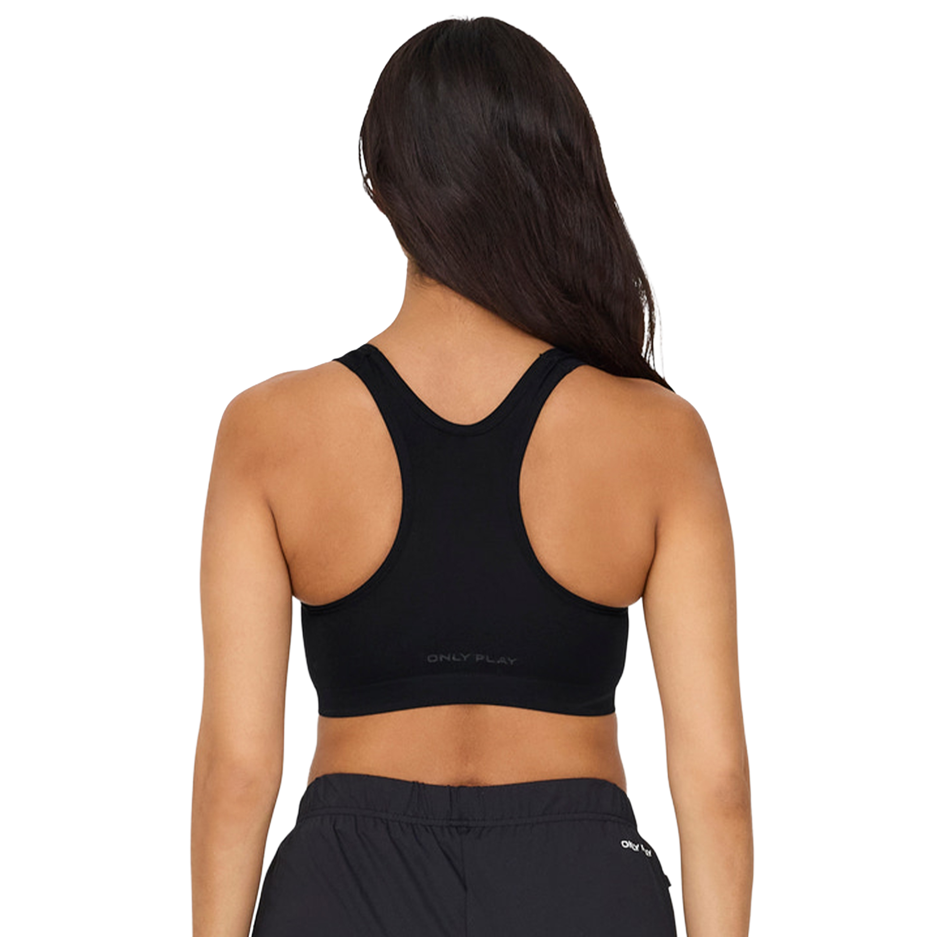 Only Play Top Martine-2 Seam Black Solid