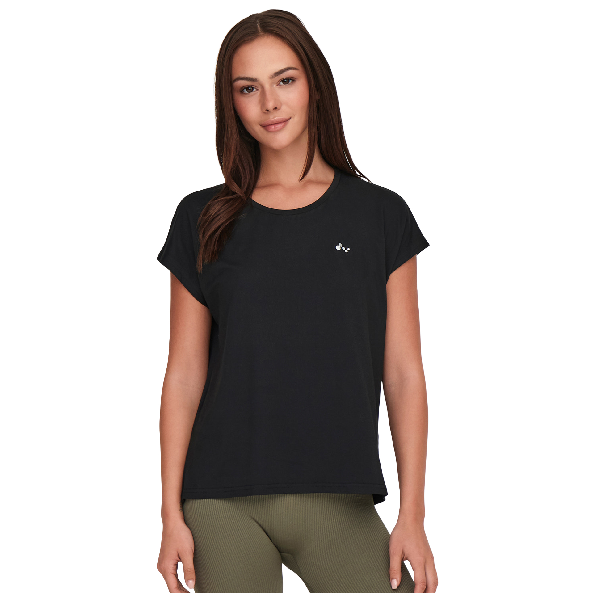 Only Play T-shirt Aubree Bat Loose Black
