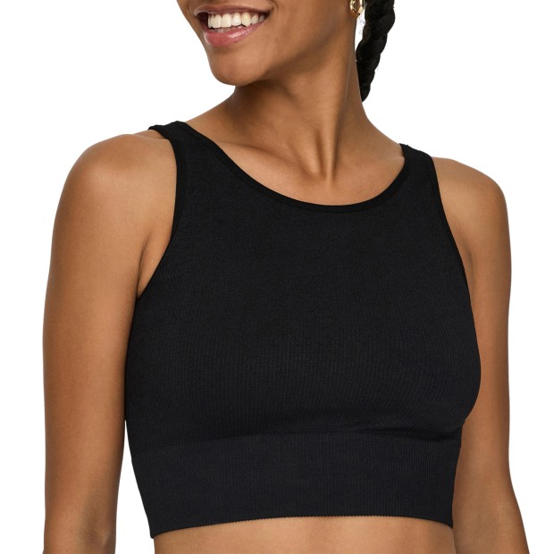 Only Play Top Jaia Seam Black