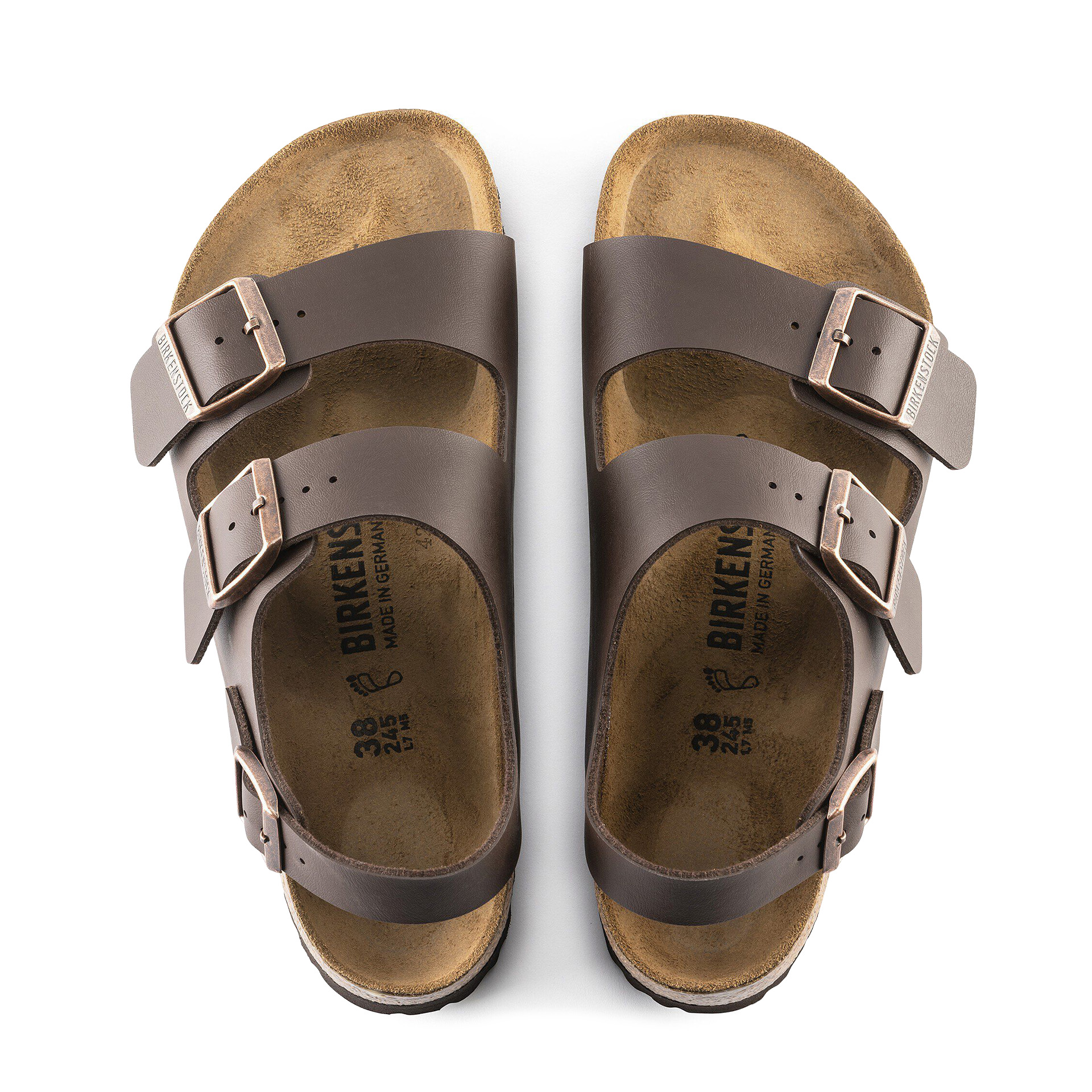 Birkenstock Milano Bf Narrow Dark Brown