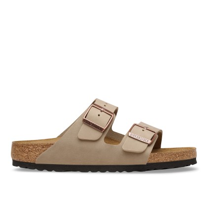 Birkenstock Arizona Oiled Leather Narrow Tobacco Brown