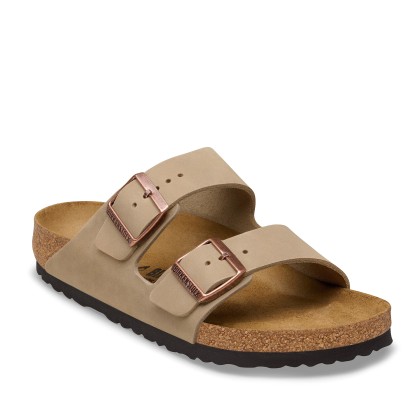 Birkenstock Arizona Oiled Leather Narrow Tobacco Brown
