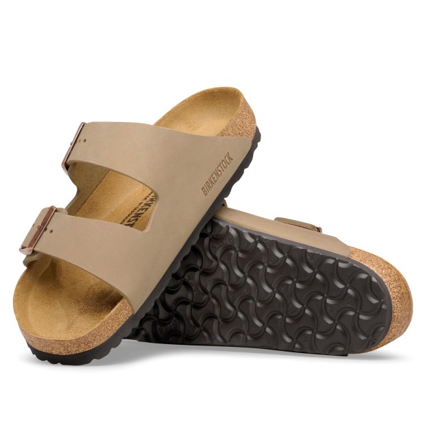 Birkenstock Arizona Oiled Leather Narrow Tobacco Brown