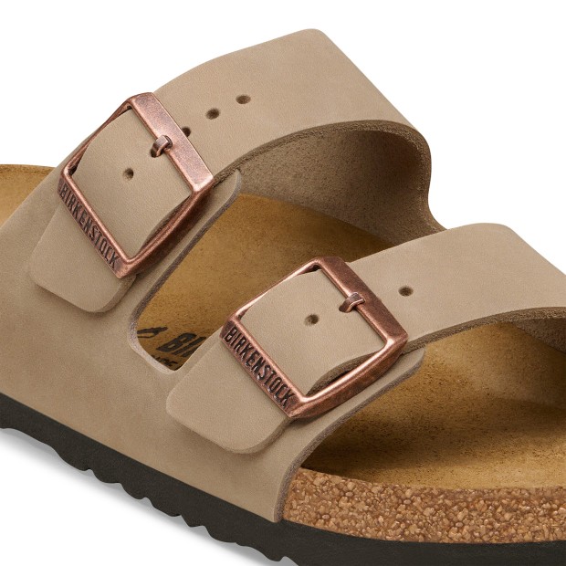 Birkenstock Arizona Oiled Leather Narrow Tobacco Brown
