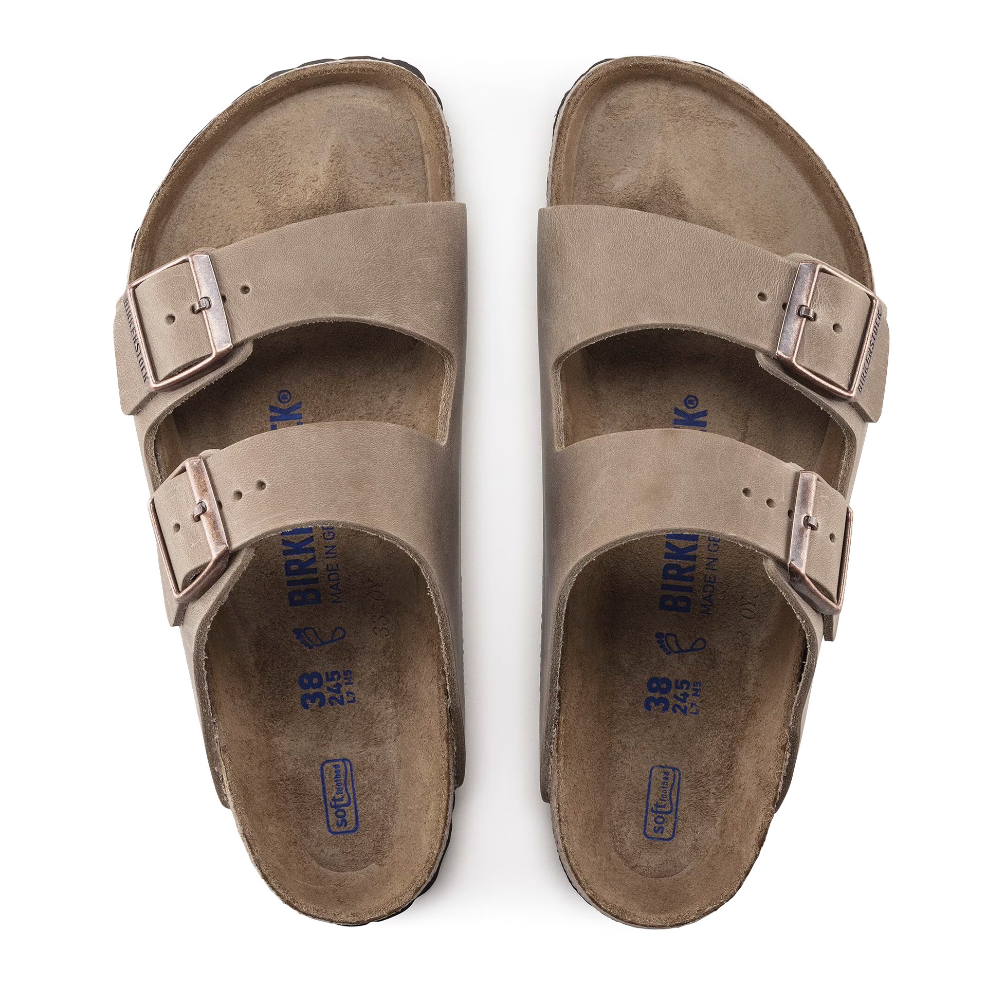 Birkenstock Arizona Sfo Leather Tobacco Brown