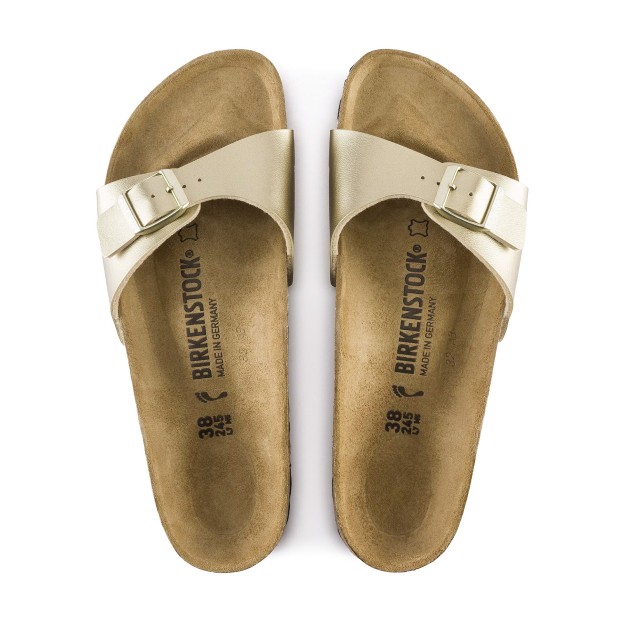 Birkenstock Madrid Birko-flor Narrow Gold