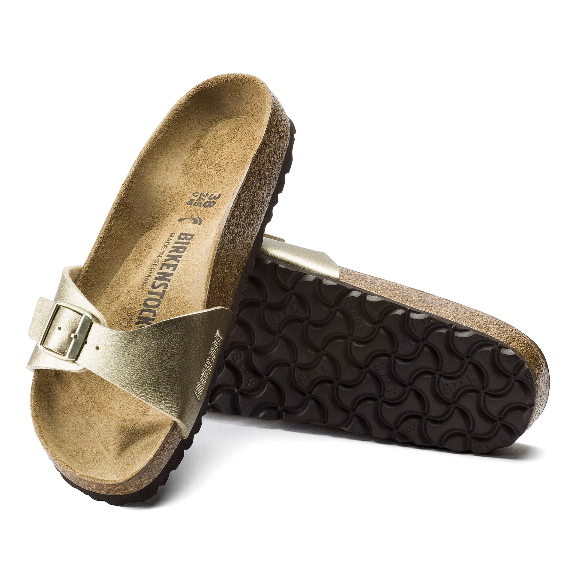 Birkenstock Madrid Birko-flor Narrow Gold