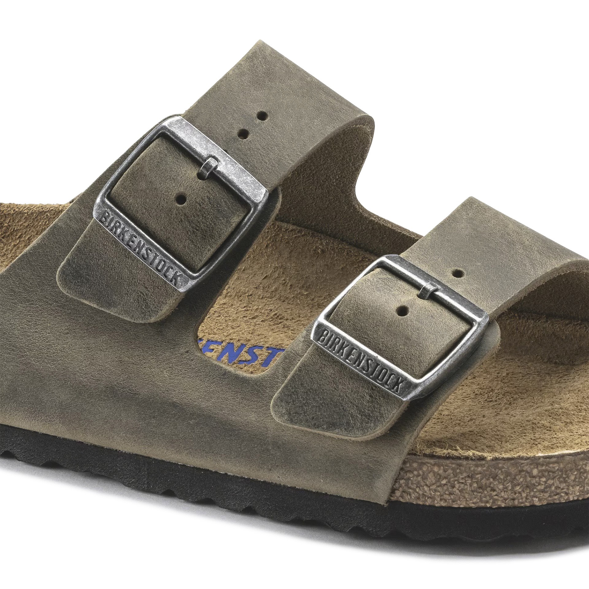Birkenstock Arizona Sfo Leather Faded Khaki