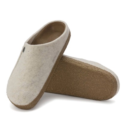 Birkenstock Zermatt Felt Narrow Fit Ecru