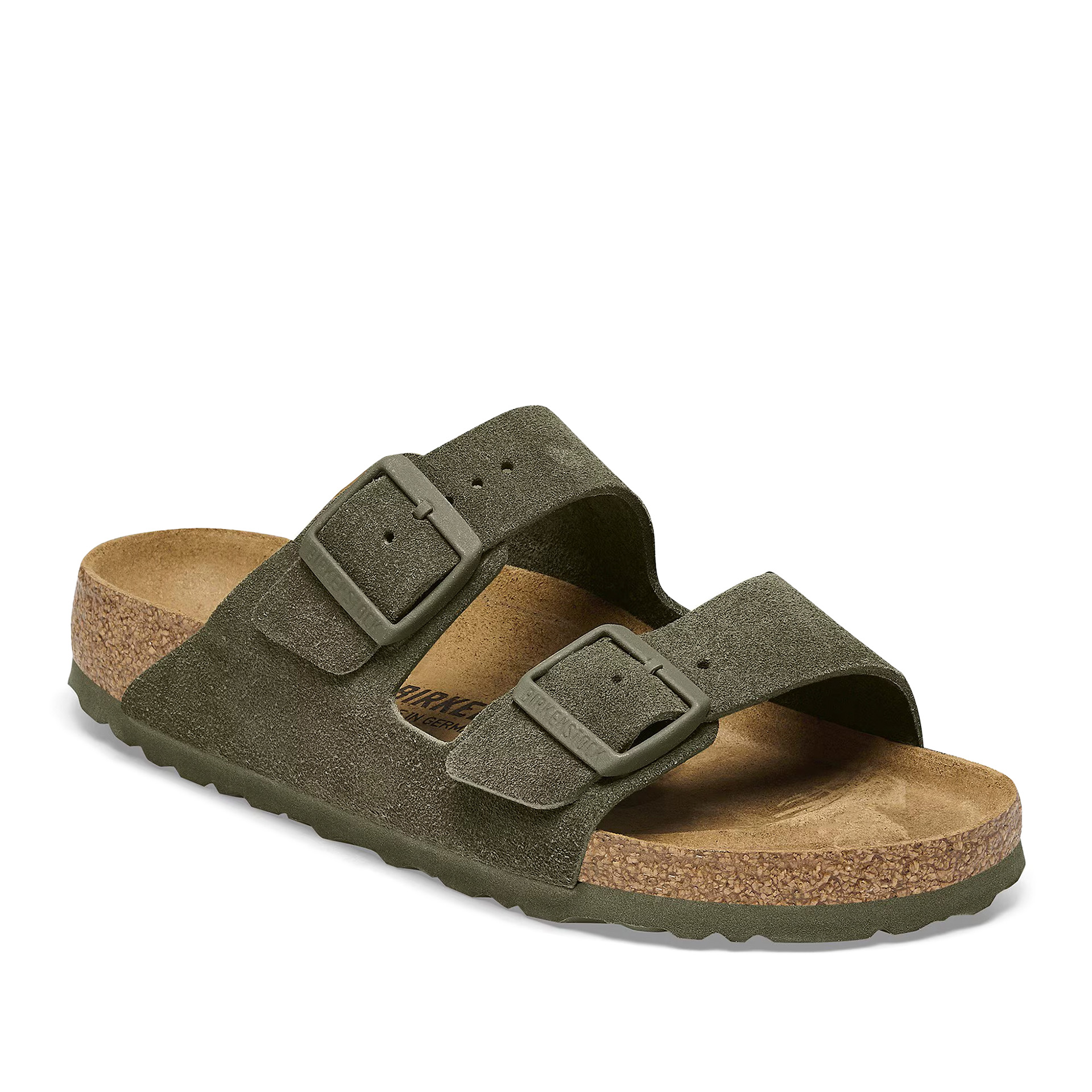 Birkenstock Arizona Suede Narrow Fit Leather Thyme