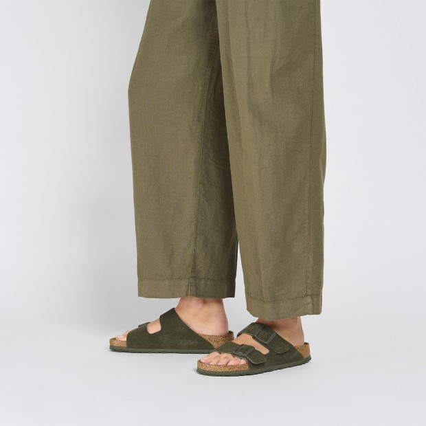 Birkenstock Arizona Suede Narrow Fit Leather Thyme
