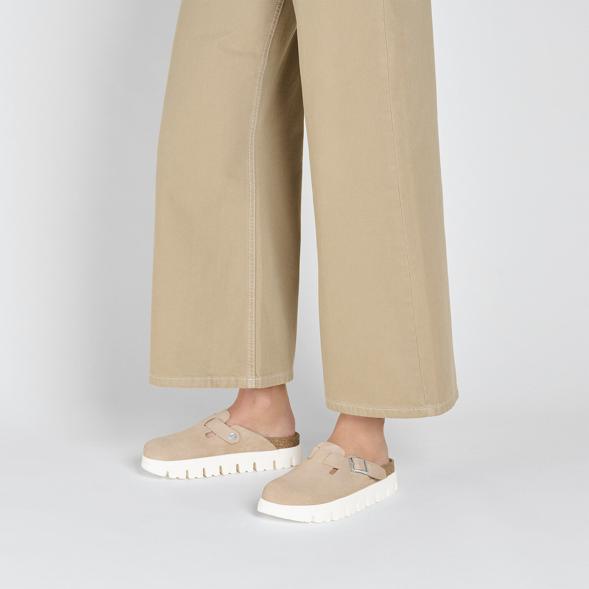 Birkenstock Boston Chunky Leve Warm Sand