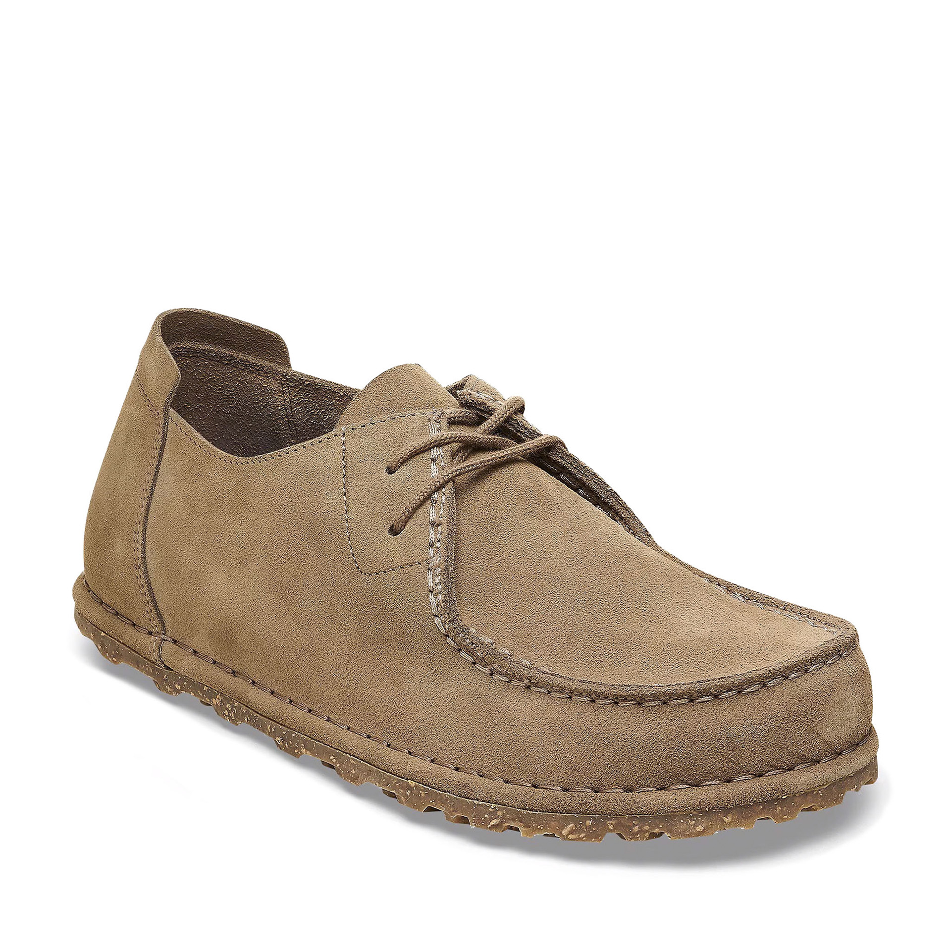 Birkenstock Utti Lace Suede Leather Narrow Gray Taupe