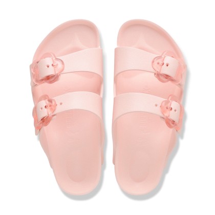 Birkenstock Arizona Flower Eva Narrow Light Rose
