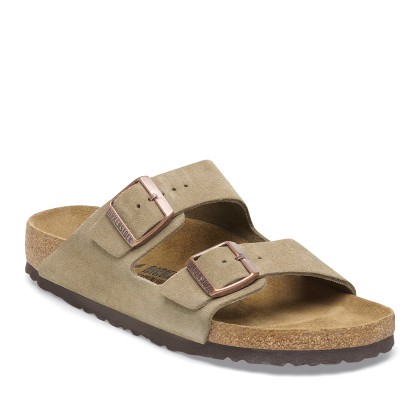 Birkenstock Arizona Suede Leather Narrow Taupe