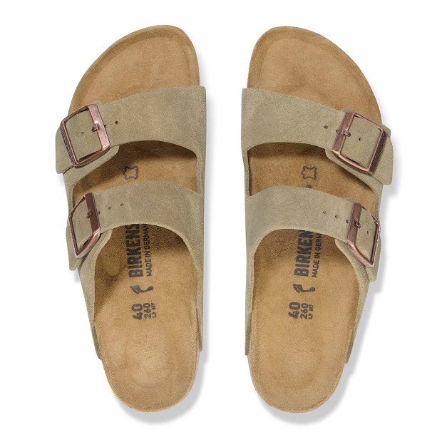 Birkenstock Arizona Suede Leather Taupe