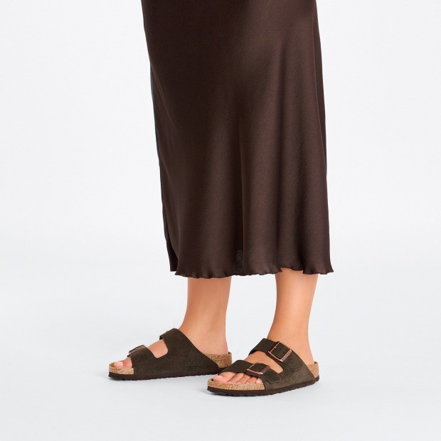 Birkenstock Arizona Suede Leather Mocha