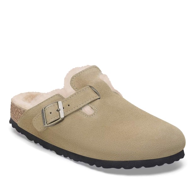 Birkenstock Boston Shearling Suede Leather/fur