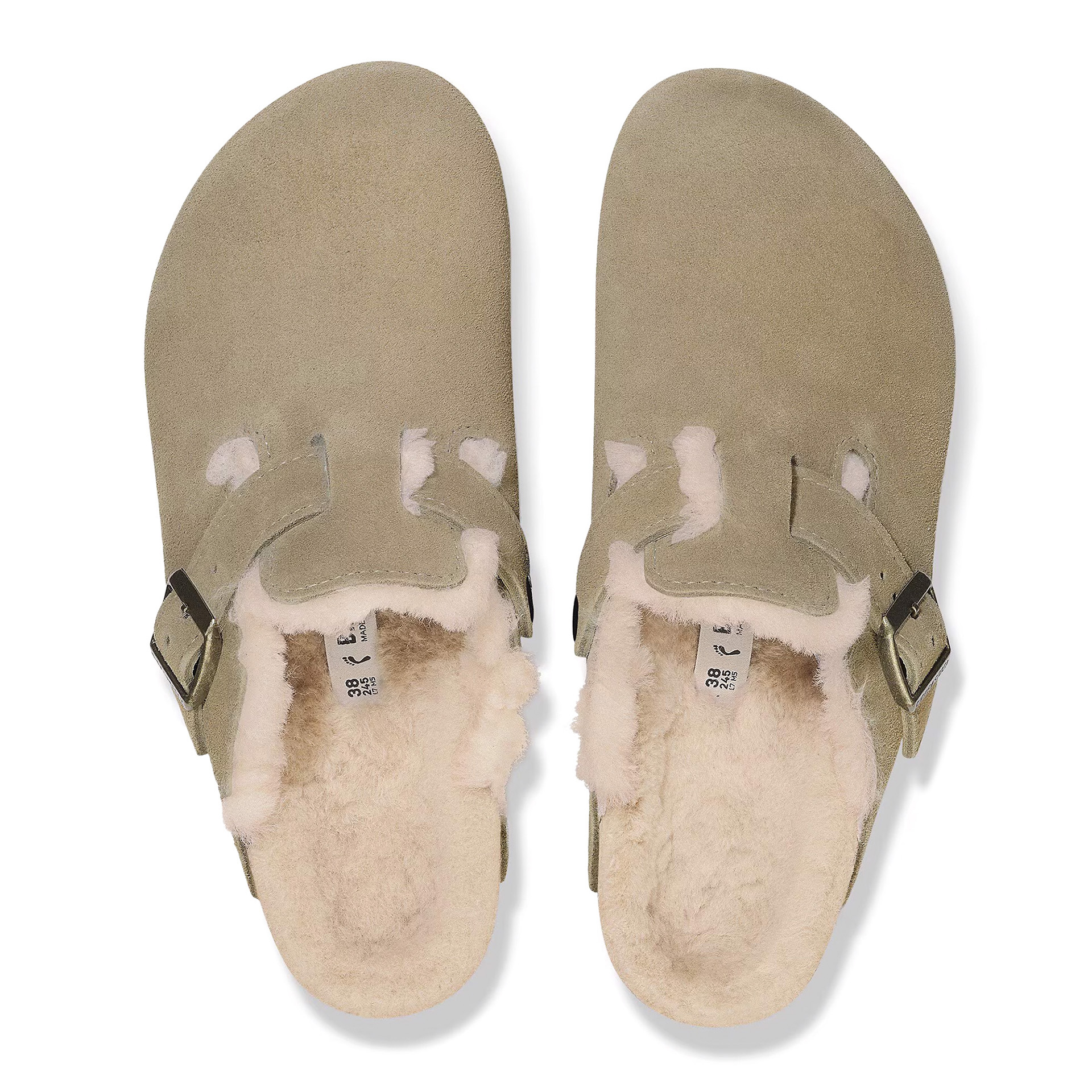 Birkenstock Boston Shearling Suede Leather/fur