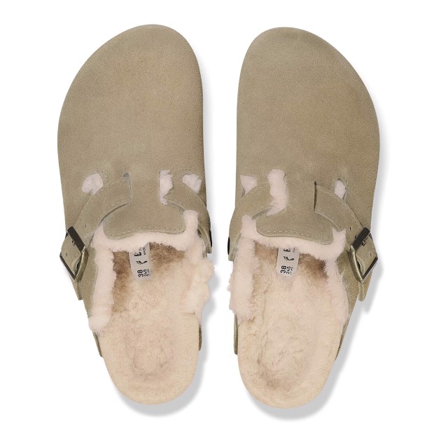 Birkenstock Boston Shearling Suede Leather/fur