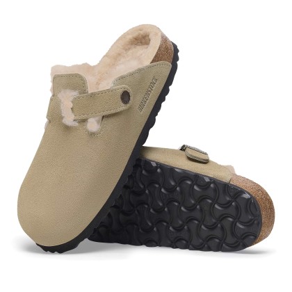 Birkenstock Boston Shearling Suede Leather/fur