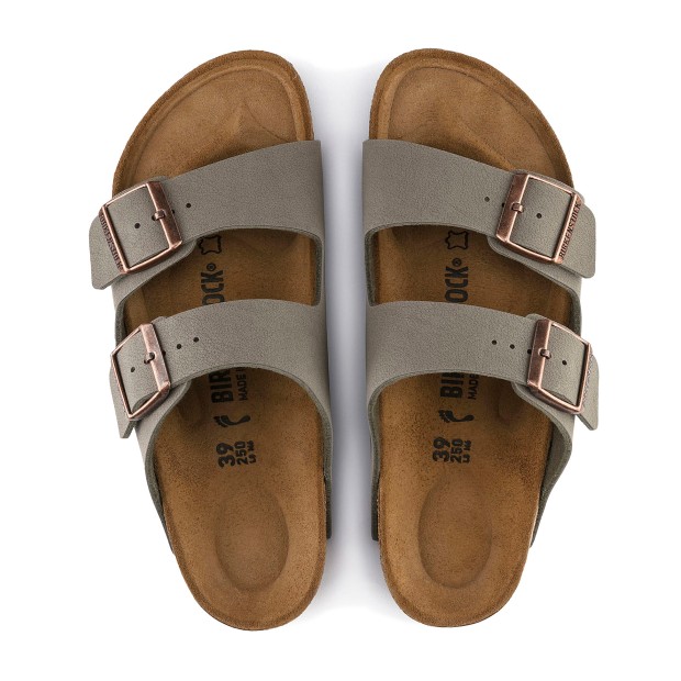 Birkenstock Arizona Birkibuc Narrow Stone