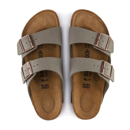 Birkenstock Arizona Birkibuc Narrow Stone