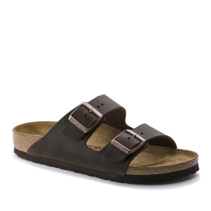 Birkenstock Arizona Oiled Leather Narrow Habana