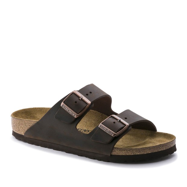 Birkenstock Arizona Oiled Leather Narrow Habana