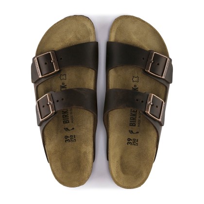 Birkenstock Arizona Oiled Leather Narrow Habana