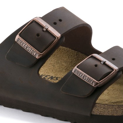 Birkenstock Arizona Oiled Leather Narrow Habana