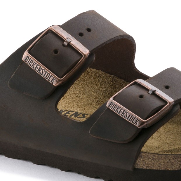 Birkenstock Arizona Oiled Leather Narrow Habana