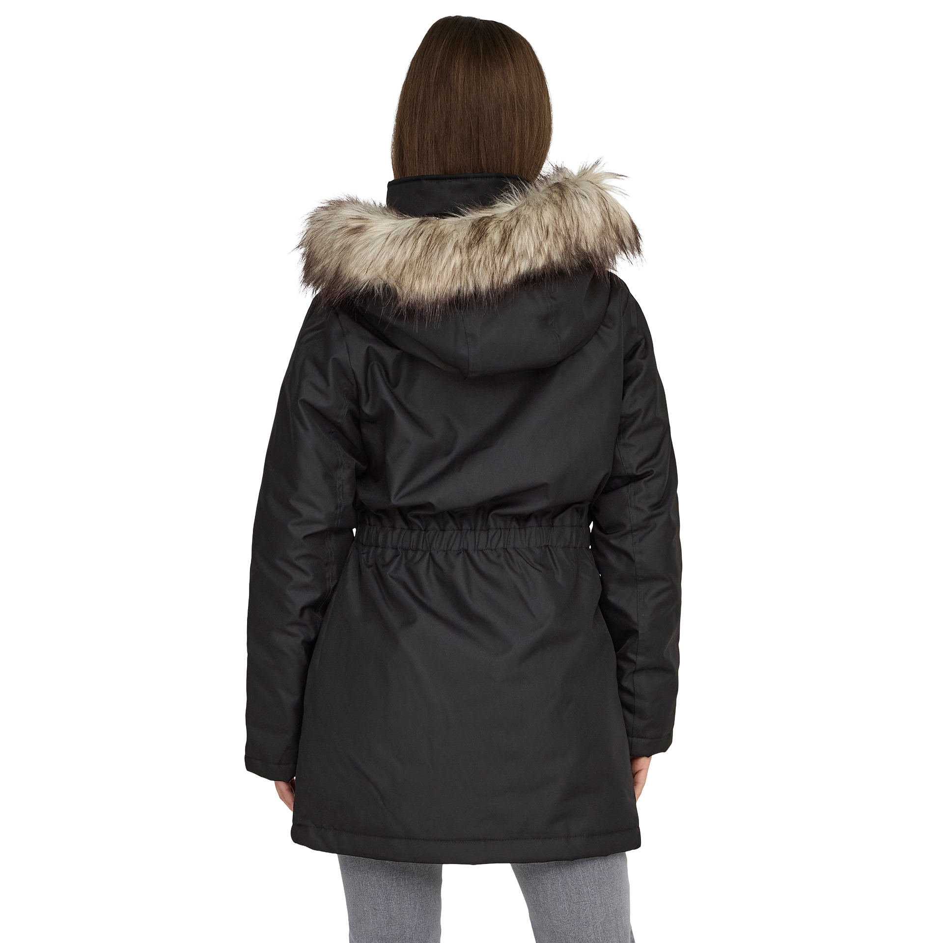 Only Casaco Mathilda Winter Fur Black Nature Fur