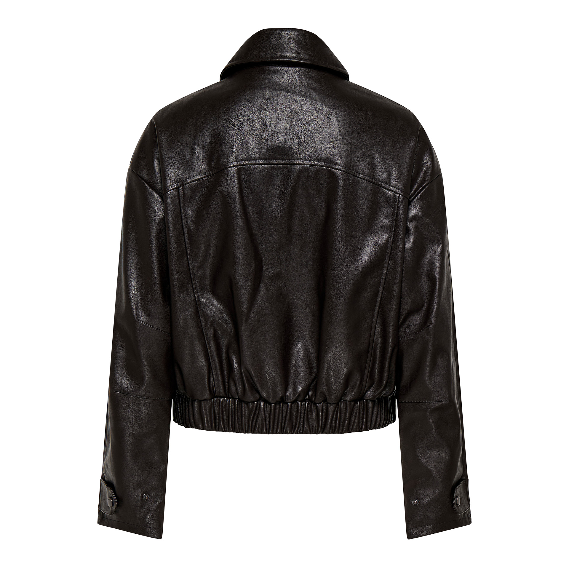 Only Casaco Melle Faux Leather Chocolate Torte