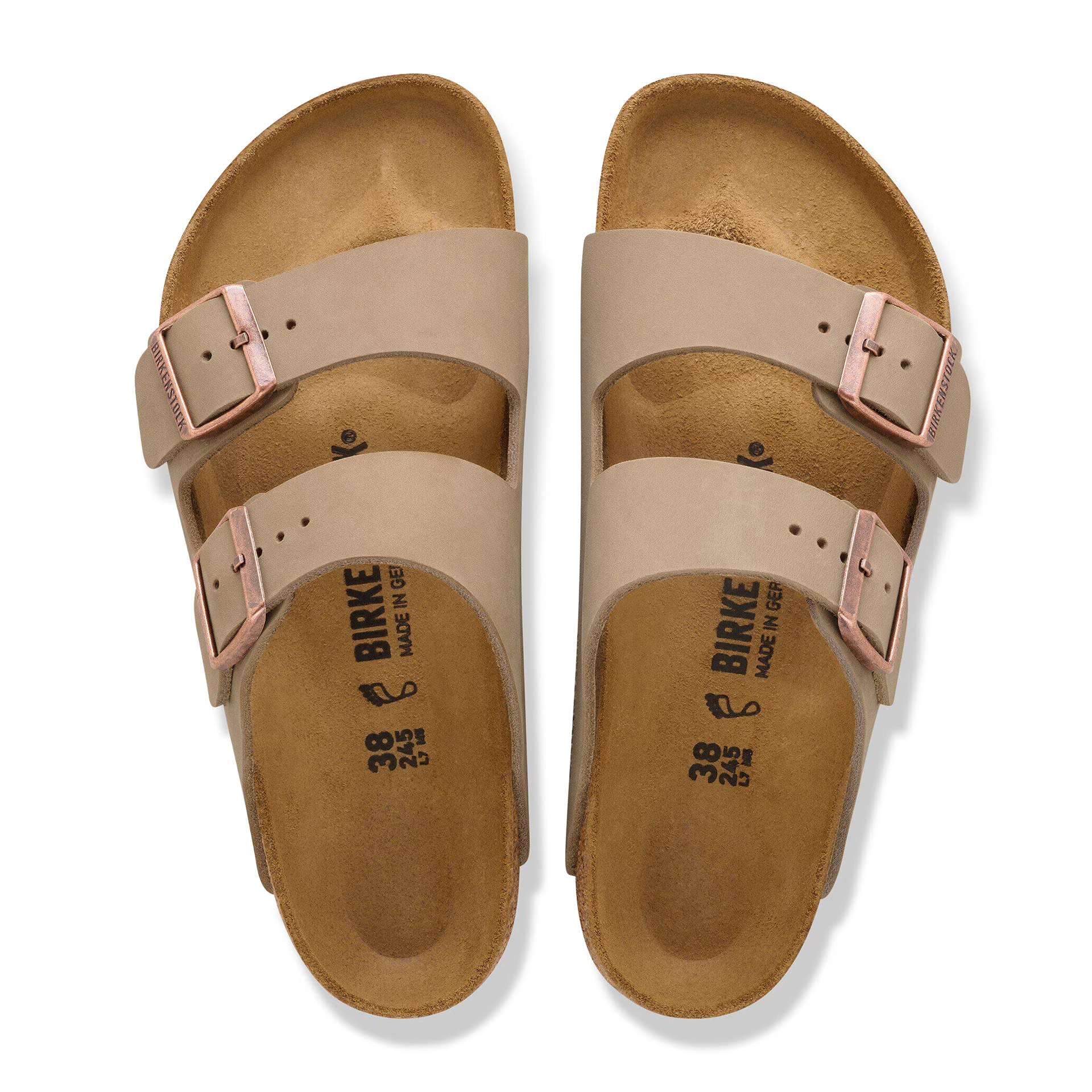 Birkenstock Arizona Oiled Leather Tobacco Brown