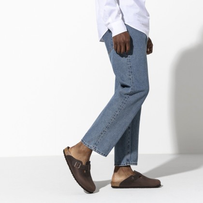 Birkenstock Boston Oiled Leather Habana
