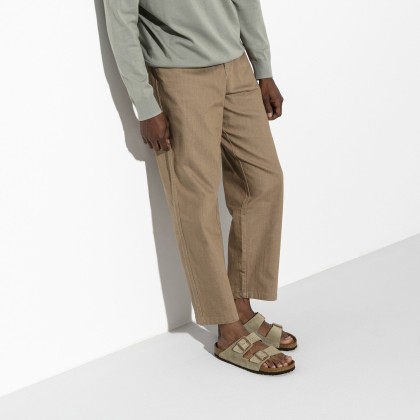 Birkenstock Arizona Soft Footbed Suede Leather Taupe