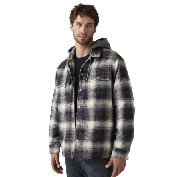 Levis Casaco Francisco Sherpa Flannel Warwick Plaid Dar