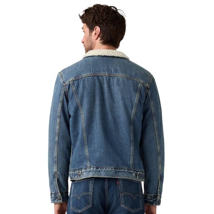 Levis Casaco Type 3 Sherpa Trucker In The Morning Sh Levis Casaco Type 3 Sherpa Trucker In The Morning Sh