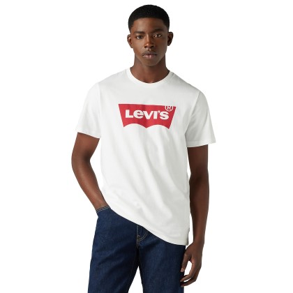 Levis T-shirt Graphic Setin Neck Hm Graphic White Levis T-shirt Graphic Setin Neck Hm Graphic White