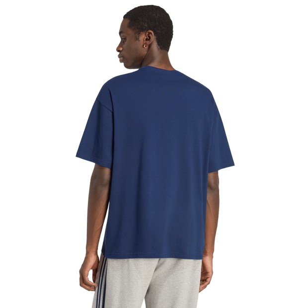 adidas Originals T-shirt Trefoil Essentials Loose Blue / Night Indigo