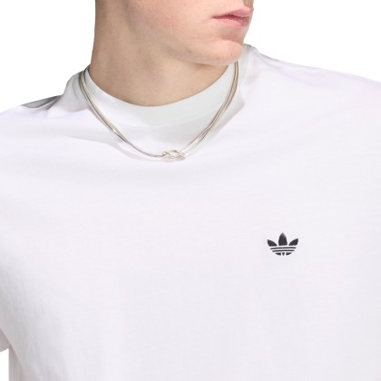adidas Originals T-shirt Trefoil Essentials Loose White