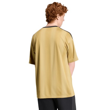 adidas Originals T-shirt Adicolor Jacquard Jersey Brown / Dark Football Gold