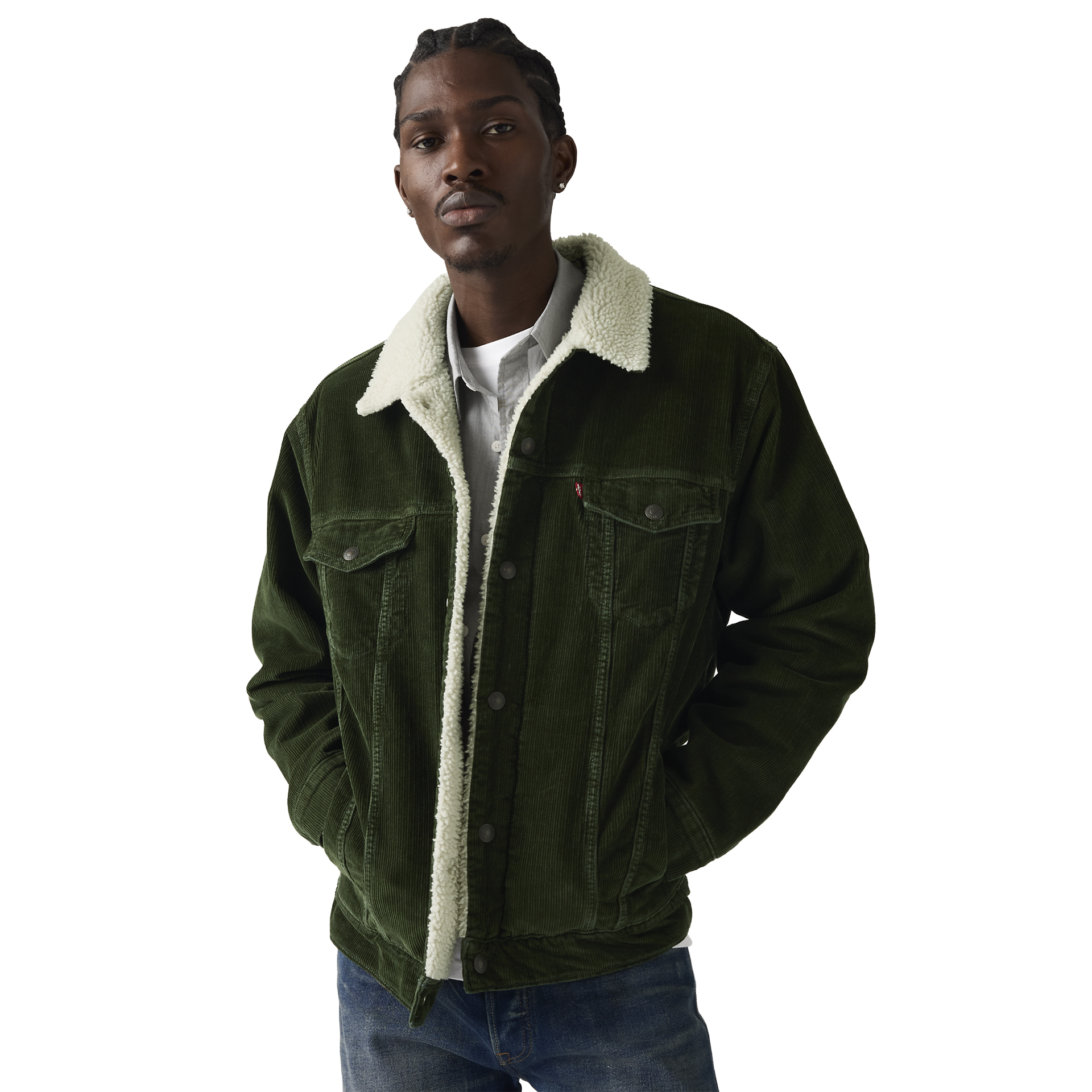 Levis Casaco Relaxed Fit Sherpa Trkr Duffel