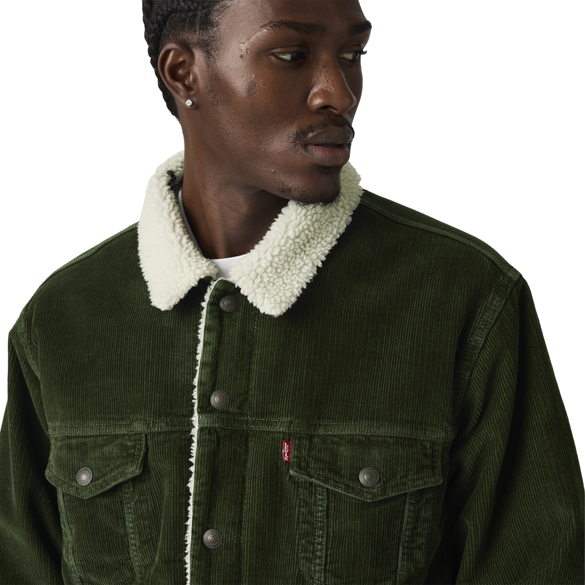 Levis Casaco Relaxed Fit Sherpa Trkr Duffel