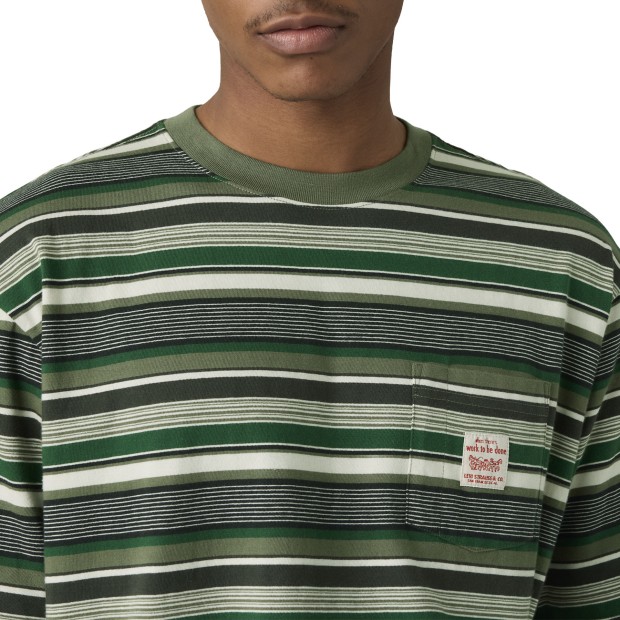 Levis T-shirt Workwear Darlin Stripe