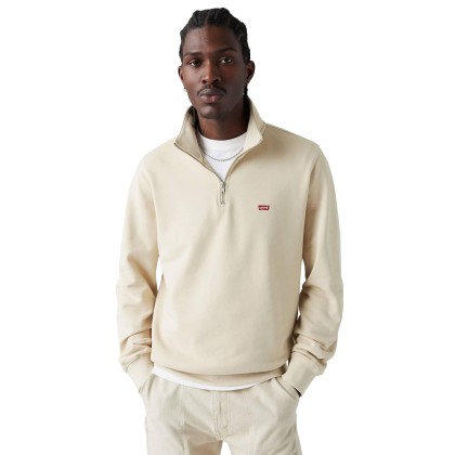 Levis Sweat Original Hm 1/4 Zip Fog