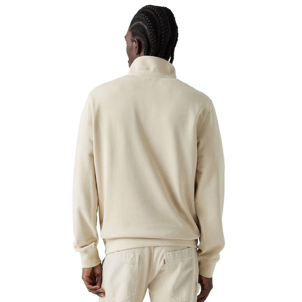Levis Sweat Original Hm 1/4 Zip Fog