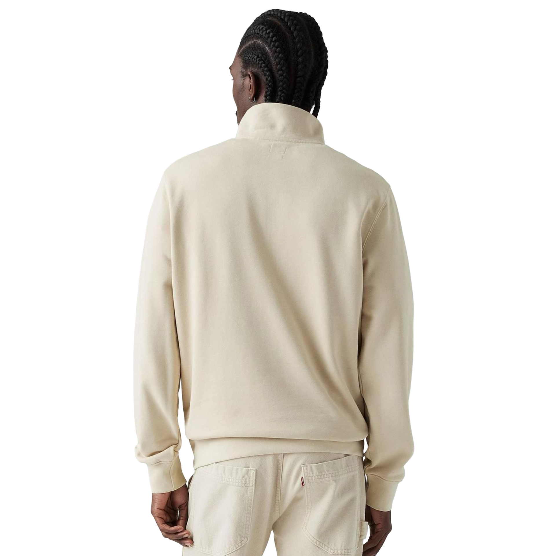 Levis Sweat Original Hm 1/4 Zip Fog