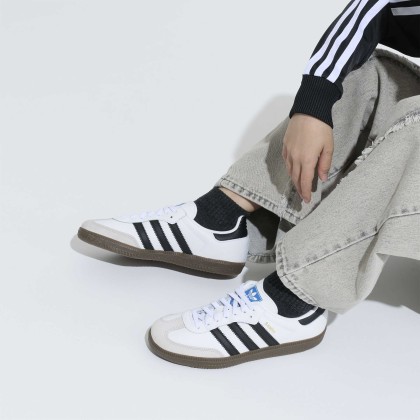 adidas Originals Samba OG Cf El C Cloud White / Core Black / Gum adidas Originals Samba OG Cf El C Cloud White / Core Black / Gum